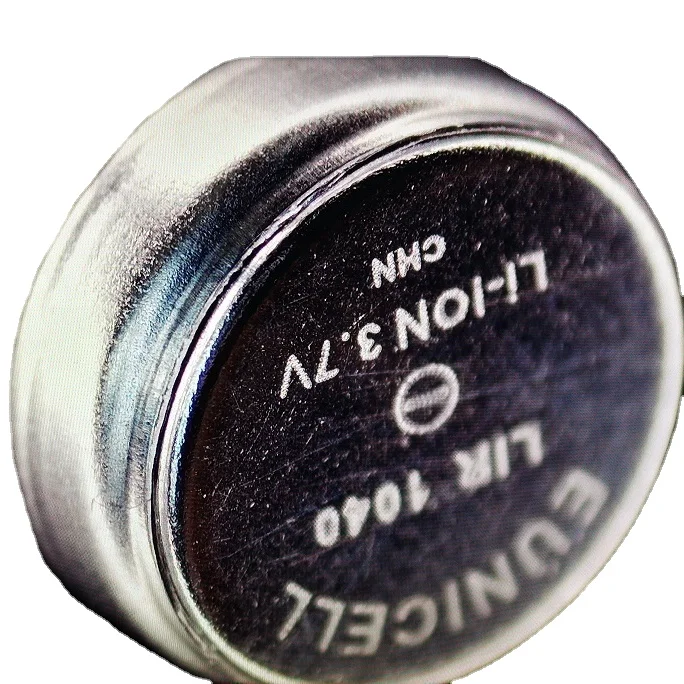 TWS Headset LIR1040 Li-ion Coin Rechargeable Battery 3.7V 35mAh Button Battery