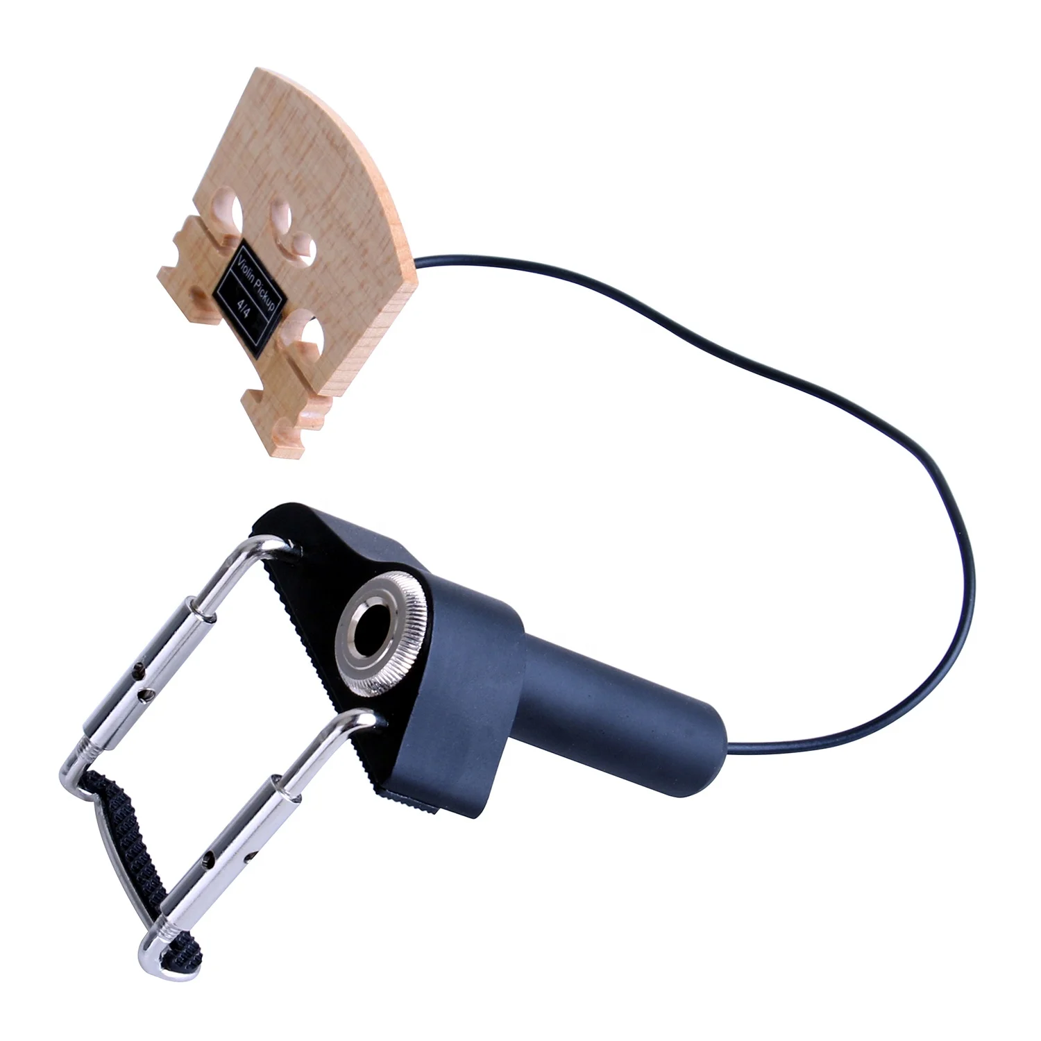 Wholesale High Quality Good Sound Violin Pickup 4/4 Size 4-string Violin Pickup With Jack For Wholesale Low Price