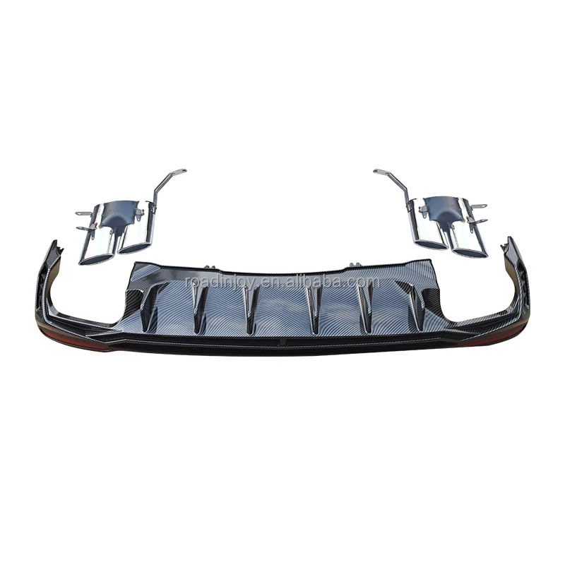 carbon fiber rear diffuser  for Audi A4 2017 2021  auto spare part  FOR S-LINE