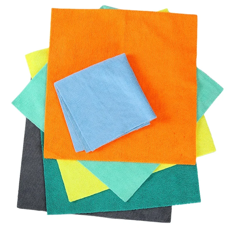 cheaper price wholesale for car cleaning towel 300-350gsm customized edgeless microfiber towel for waxing and polishing