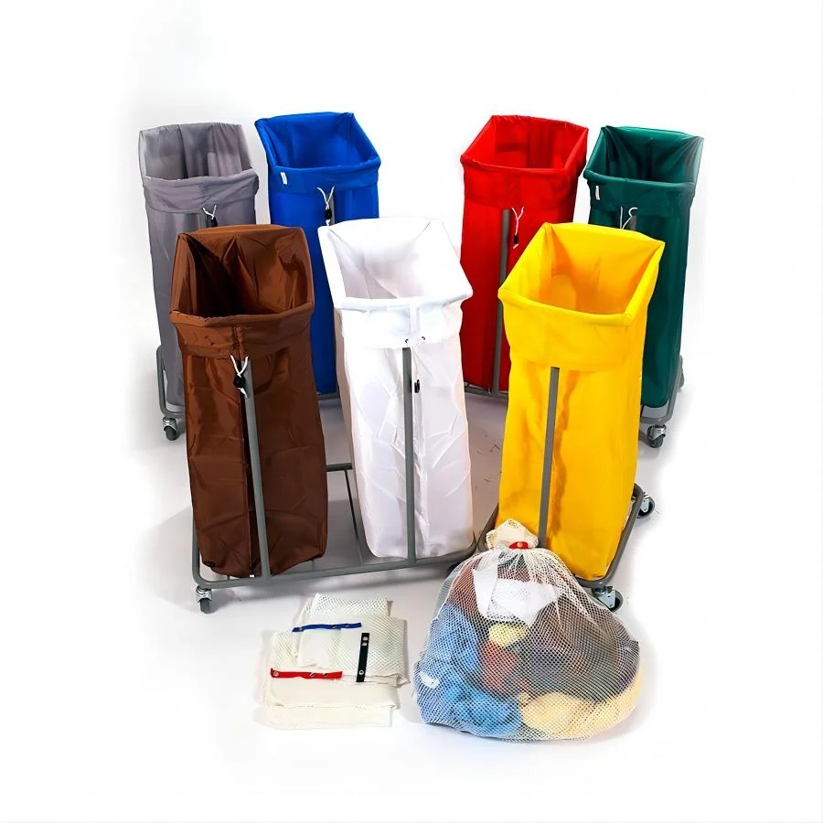 Trolley Soiled Linen Nylon Laundry bags, N 700 x V 1100 mm, 70x100cm for collection of soiled garments