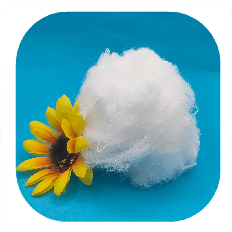 Wholesale Bicomponent PLA staple fiber used for thermal bonding nonwoven