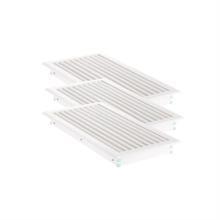 ABS Air Conditioner Outlet Single Layer Linear Embedded Invisible Linear Slot Diffuser Air Grille