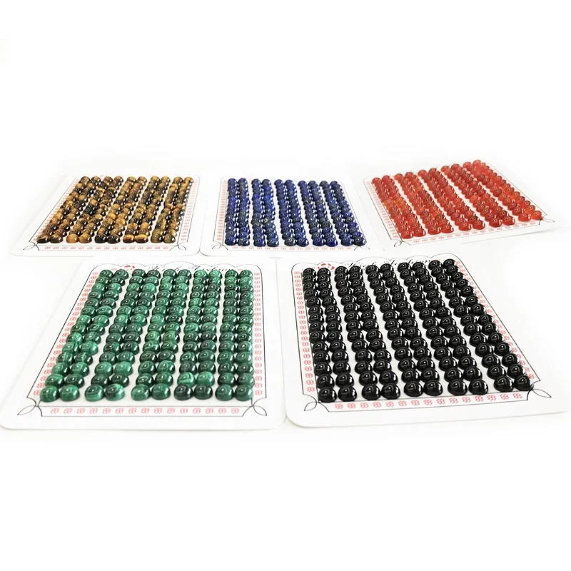 Natural Stones Cabochons 6mm Gemstone Loose Beads For Making Earrings