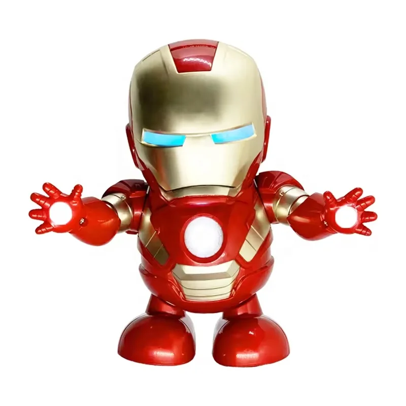Индивидуальные игрушки из ПВХ, фигурки аниме, поющие и танцующие роботы со светом, супергерои, электронные игрушки для детей