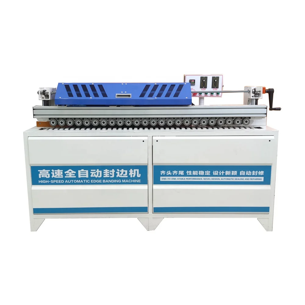 Wood based panel woodworking automatic wood edge banding machine with trimming and polishing bander edge