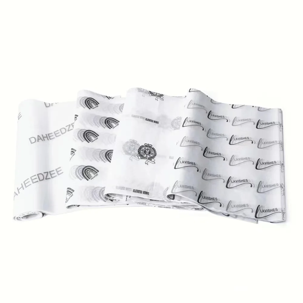 Manufacturer Custom Logo Silk Eyelash OEM Cotton Tissue Wrapping Paper Sheets