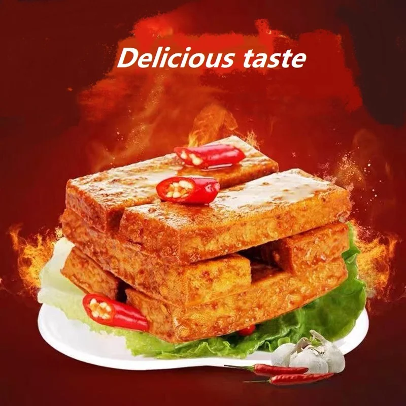 Asia dried soybean tofu snacks JINZAI food with cheap prices and different tasty flavours