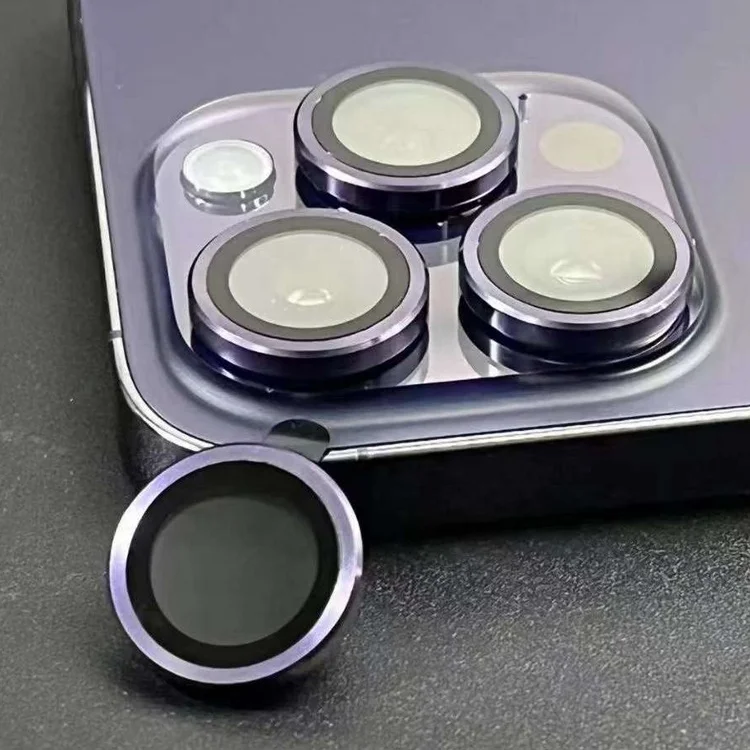 Anti Scratch 3D Colorful Camera Protector for iphone 14 iphone 13Promax de camera for iphone