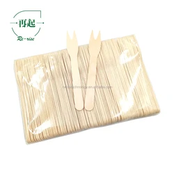 Hot Sale Birch Small Fruit Mini Wood Fork