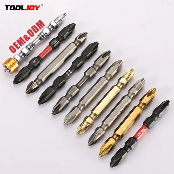 PH2 Single/Double End Head Magnetic with Coils Screw Driver Bit Hex Bit Screwdriver Bit Set