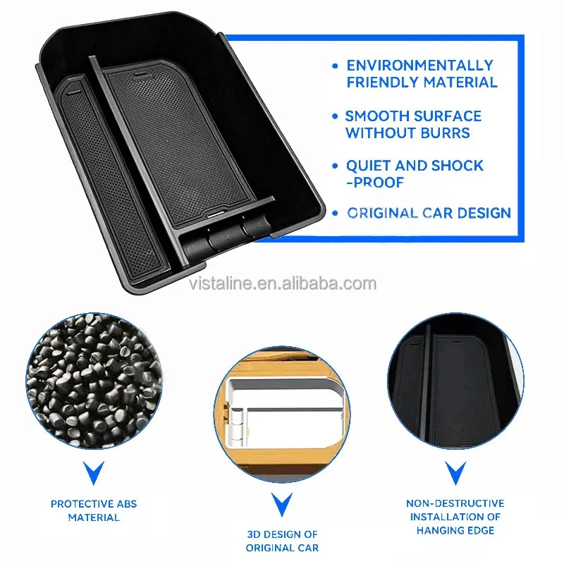 Car Central Storage Box Armrest Console Box For Land Cruiser LC250 FJ250 Prado 2024 For Land Cruiser 250