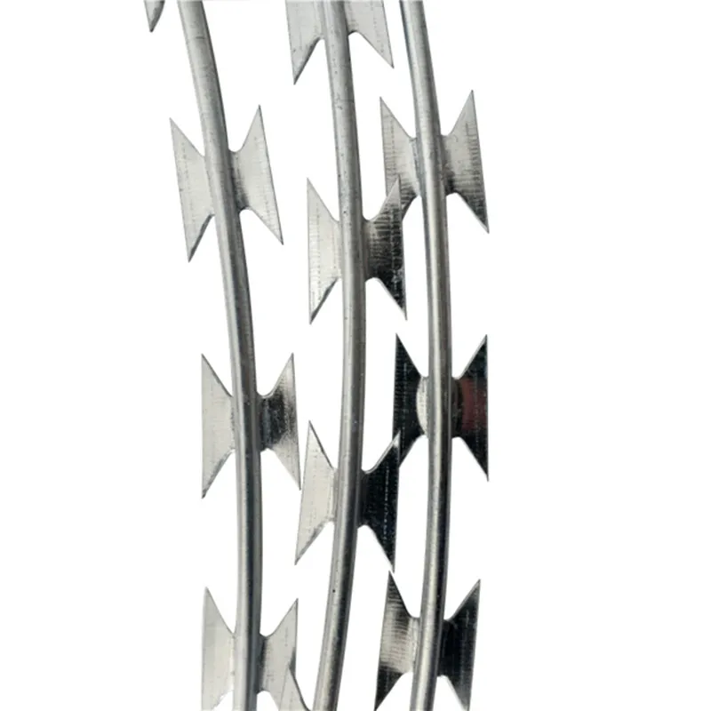 Factory price  900mm coil  razor barbed wire