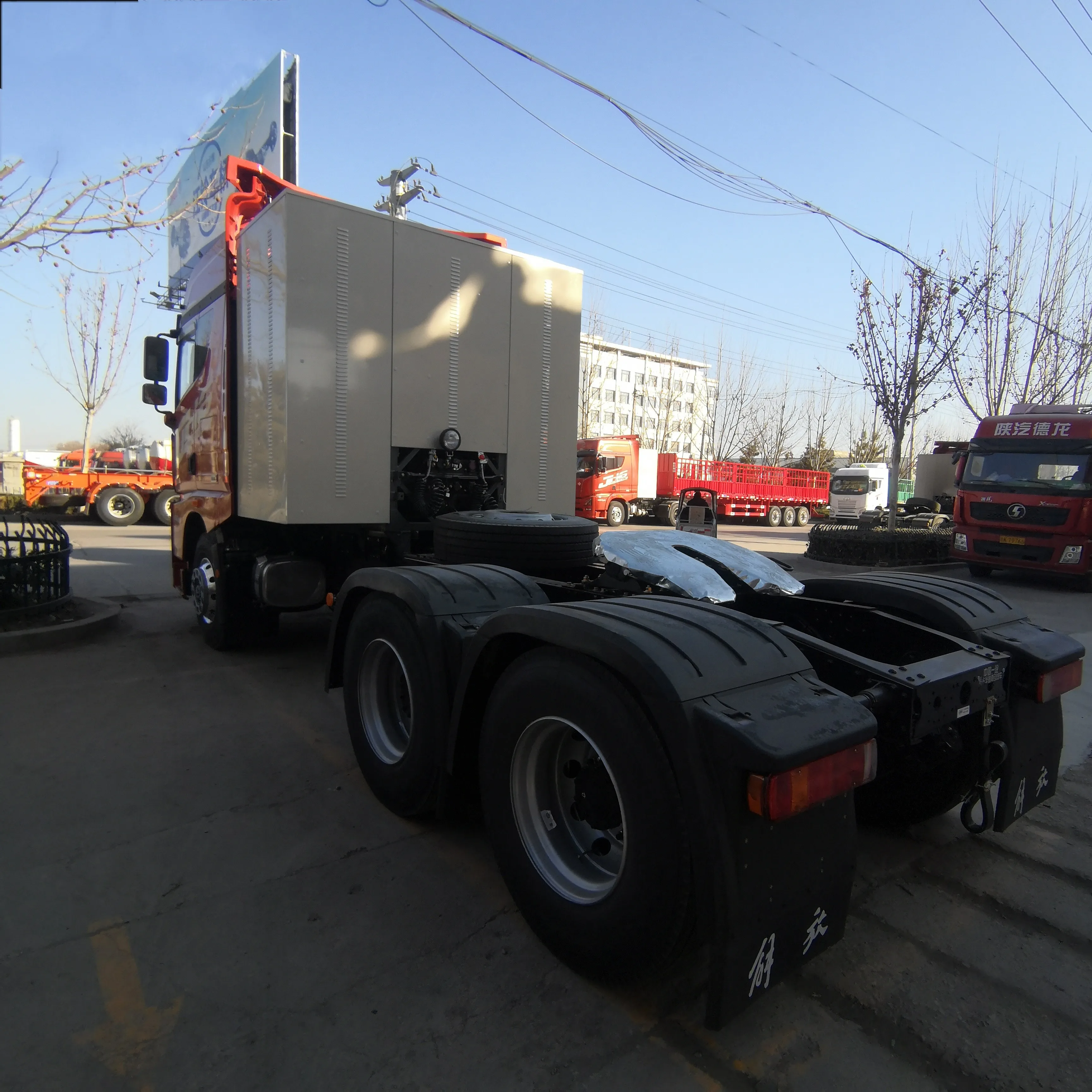 FAW JH6 CNG Tractor Truck Jiefang 6x4 Drive Wheel Automatic Transmission Euro 5 Euro 6 Directly Sold Chinese Factory Uzbekistan