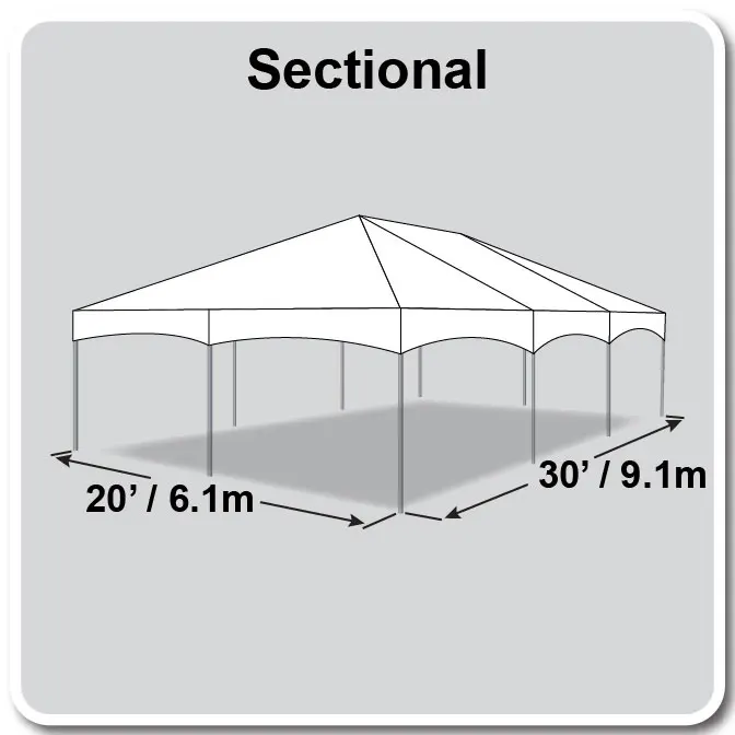 Палатка-беседка Celina 20 футов x 30 (6 м 9 м)