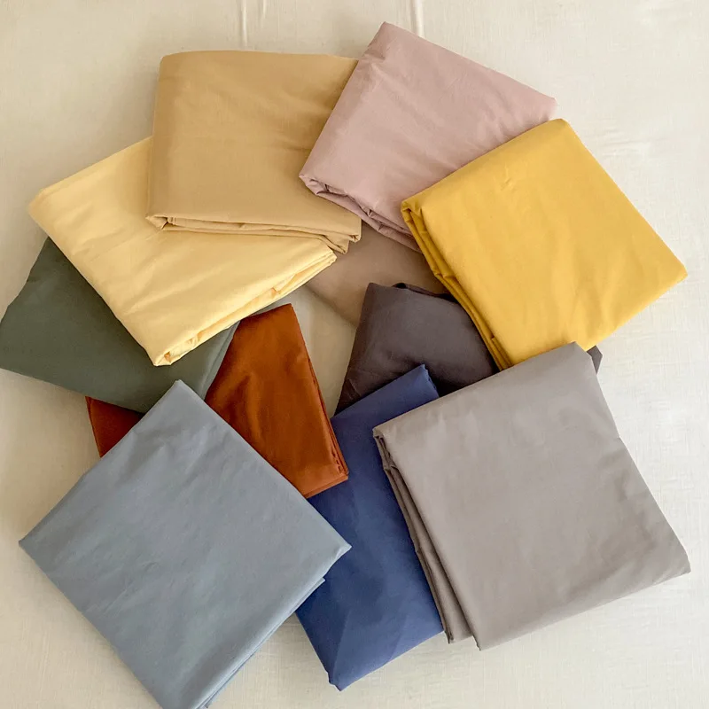High quality 100% cotton pure cotton bed sheets wholesale without pilling No fading bedsheet