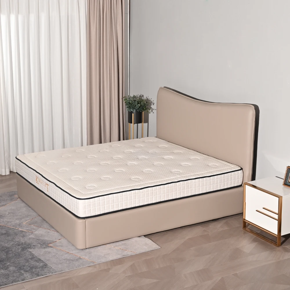 Electric Lift Mechanism Bedroom Set King Bed Frame with Storage