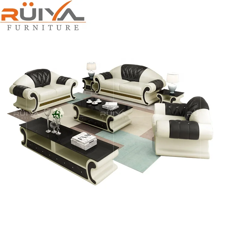 Ruiya Furniture Australia hot sell luxury design latest sale modern sectional sofa furniture set 123