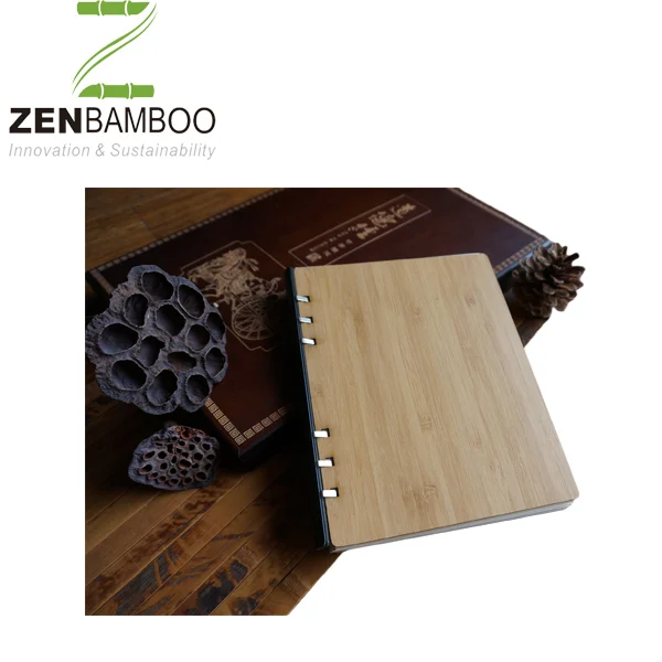 Simple Styled Bamboo Notebook Craft Notebook for Gift