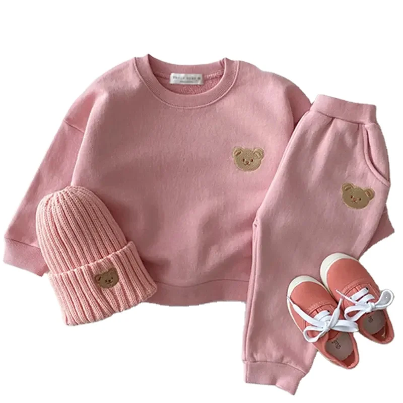 Bebes Ropa Roupas De Bebe Newborn Baby Clothes Boy 0-3 Months Cotton Casual Two-Piece Set Wool Baby Clothes