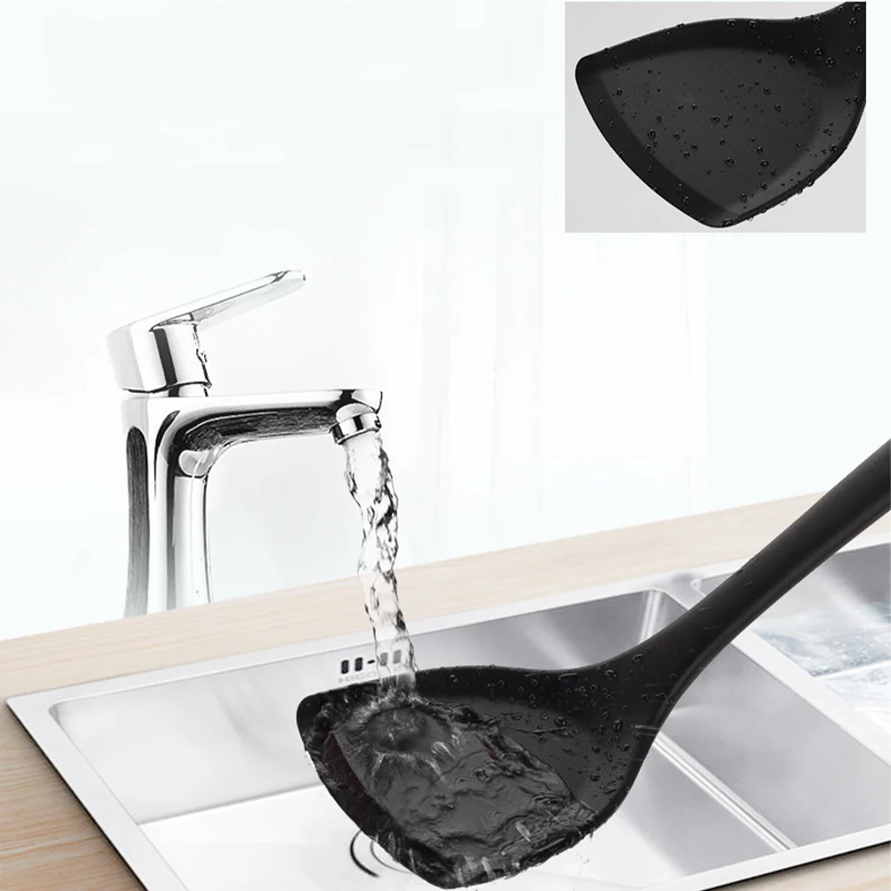 Amazon top seller kitchen utensils products korean premium silicone kitchenware utensil set cooking tools With stand all types