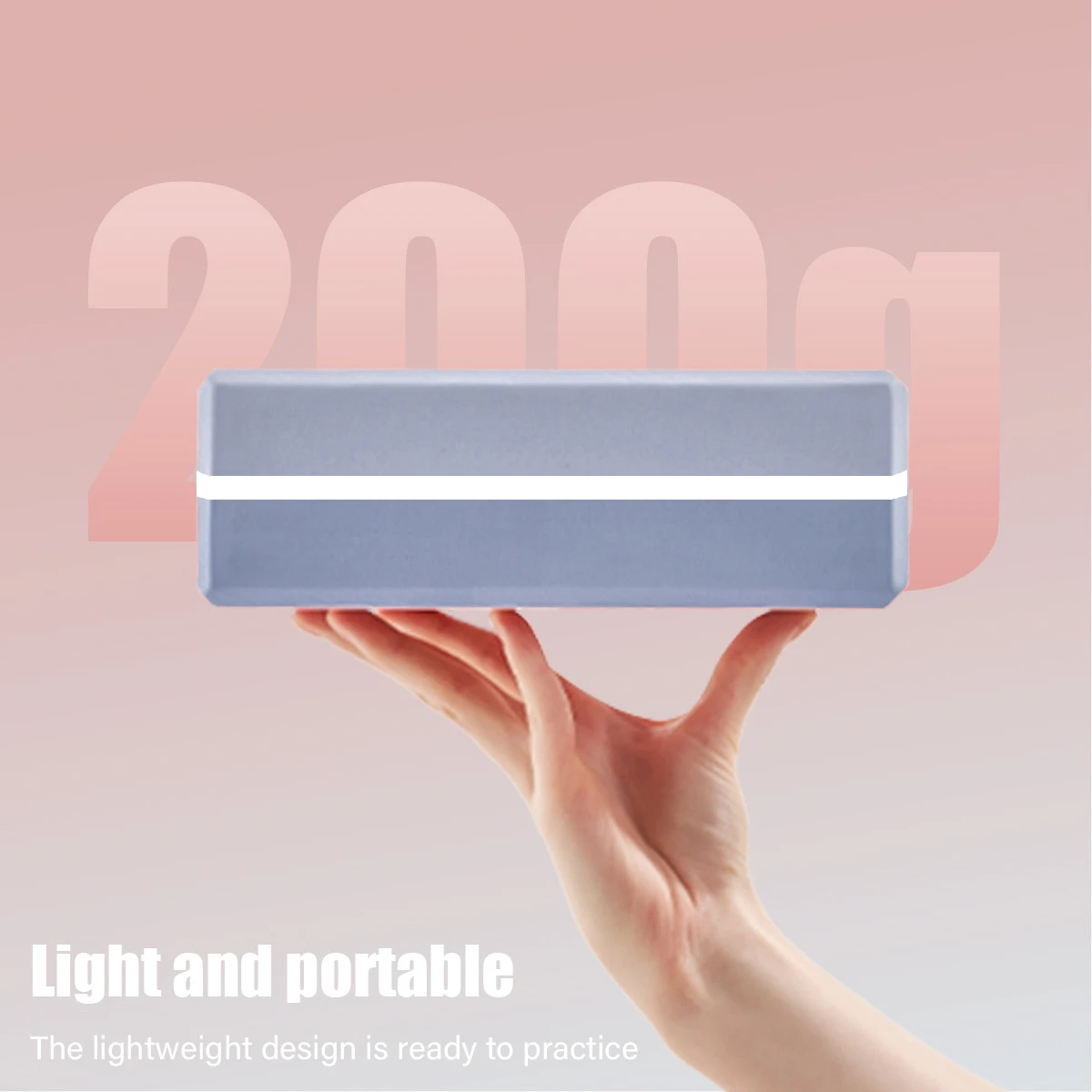 SANFAN Fitness Double Layer Non Toxic 200g Foam Brick Yoga Accessories Yoga Block to Improve Strength Flexibility and Balance