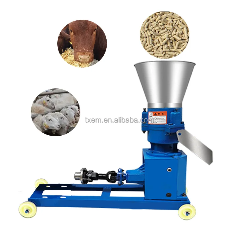 TX Small mini 150-200kg Per Hour Animal Feed Pellet Machine Home Use Animal Pellet Feed Mill pelletizer machine china Price