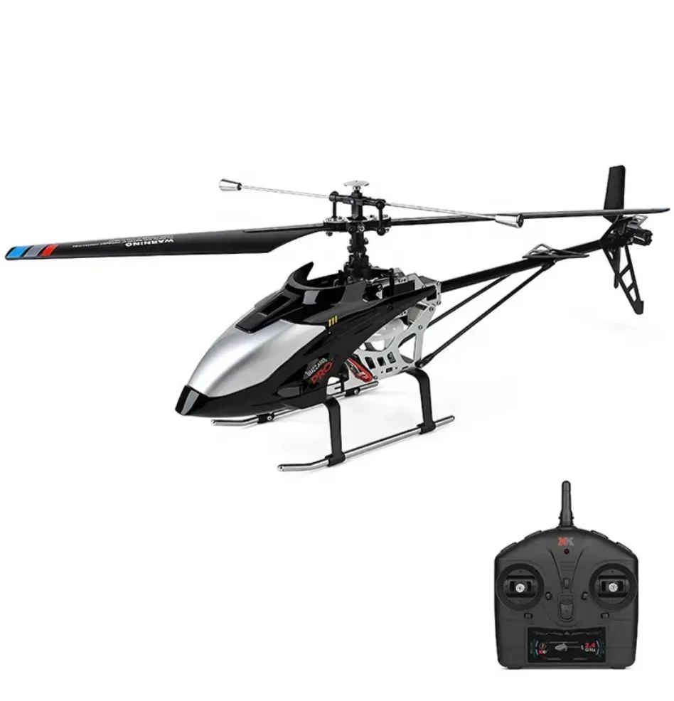 HOSHI WLtoys V913-A Радиоуправляемый вертолет 4CH 2 4G одиночный пропеллер бесщеточный мотор удержания высоты черный 55 см USB заряд против WL915-A C190