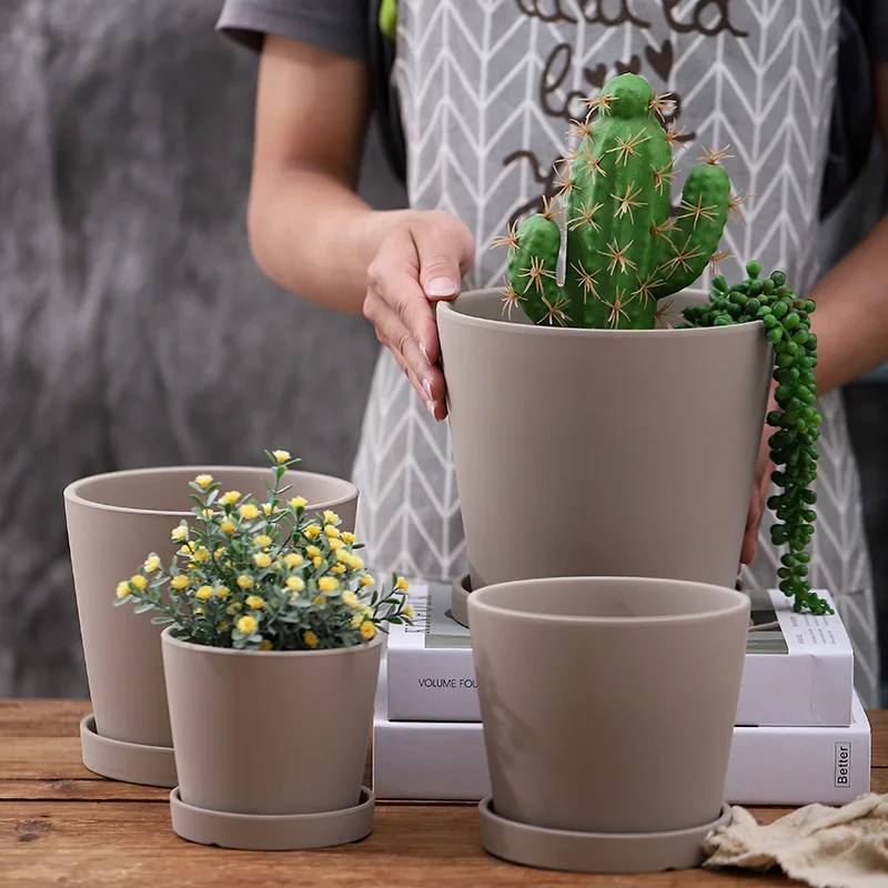 Creative Bottom Mesh Shape Plant Nursery Terracotta Flower Pots For Garden Planter Pottery  Flowerpot