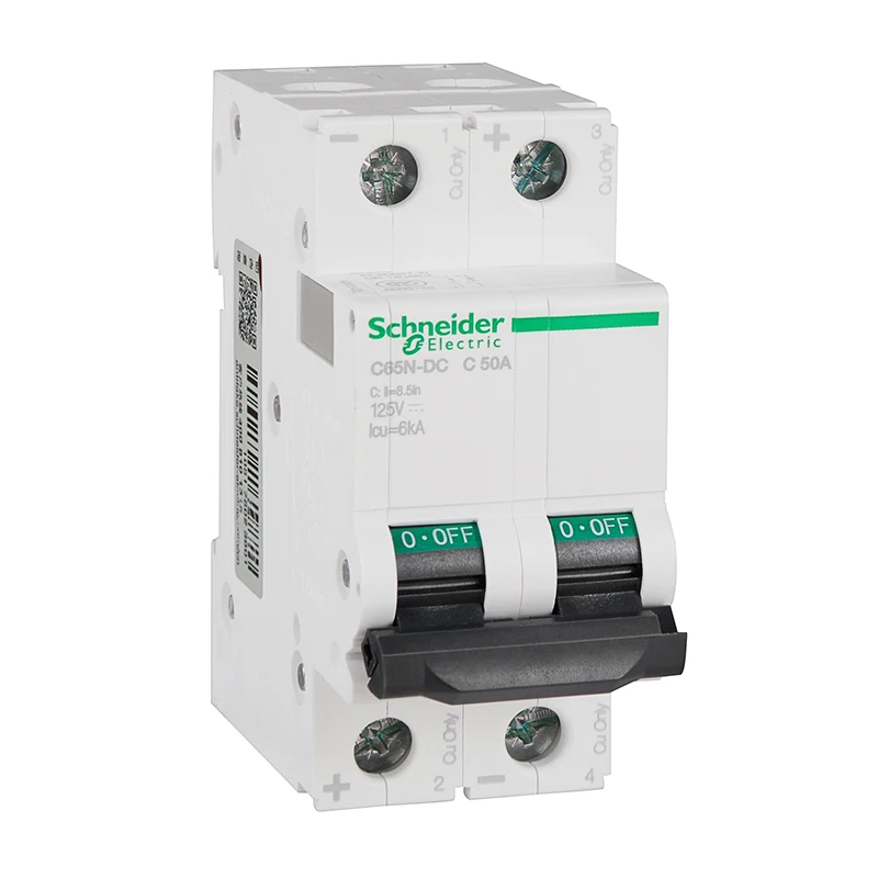 Новый автоматический выключатель MCBs EasyPactiC65H DC 1P C10A A9N28110 Schneider небольшой Выключатель