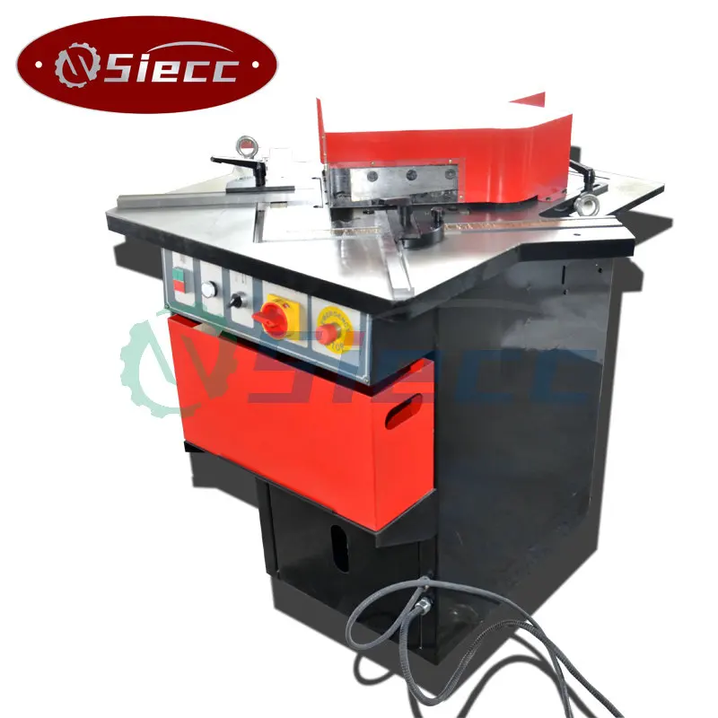 SIECC Q28Y-6X250MM Fixed Angle Hydraulic Corner Notcher , Hydraulic Notcher , Corner Notching Machine