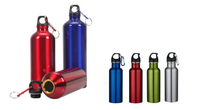 
Outdoor Camping Cycling BSCI Factory BPA Free Metal Sports Bottle 500ml Aluminum Water Bottle 