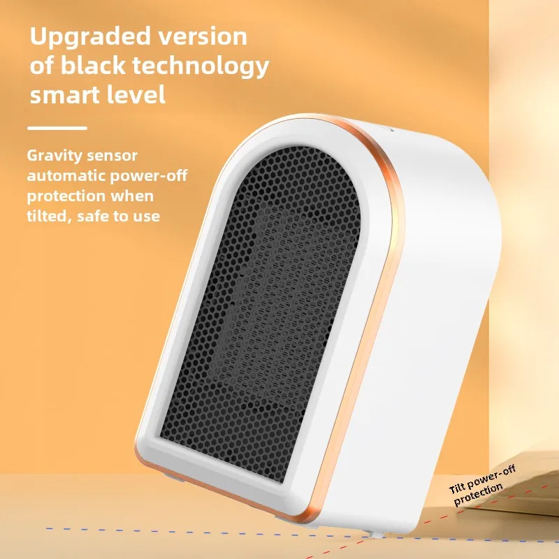 SBEI-ML9001 OEM small electric heater in stock PTC mini 1200W desktop portable office heater tilting power outage home heater