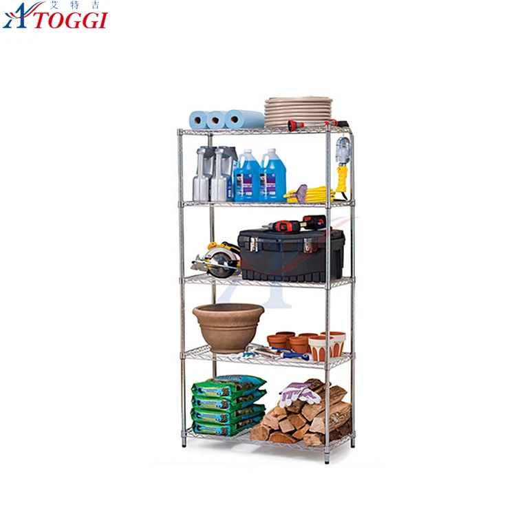 customized household supermarket  wire display rack shelf