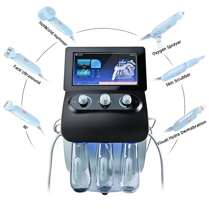 2024 Beauty Facial Machine 6 in 1 visualization hydro facials beauty machine hydro hydrodermabrasion facial machine