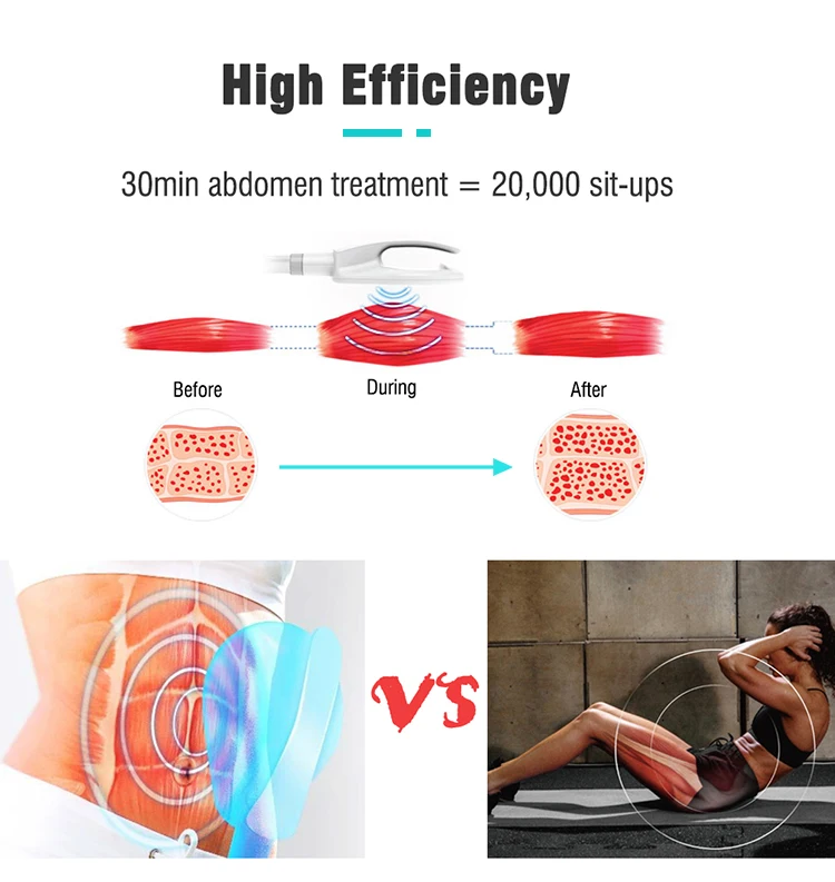Professional 4 Handles RF Electric Muscle Stimulator Machine Sculpting EMS Slimming System Beauty Machine