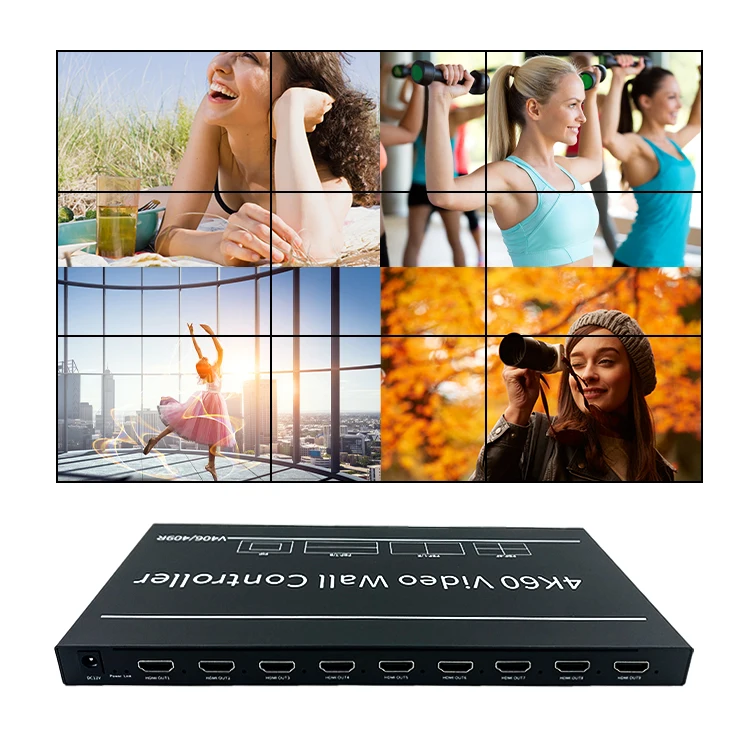 OEM RS232 IR 3x2 4x4 12x12 2x3 3x3 2x4 LCD HDMI Video Wall Controller