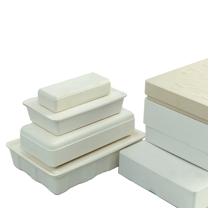 Skincare Packaging Sets Hemp Oil Box Molded Pulp