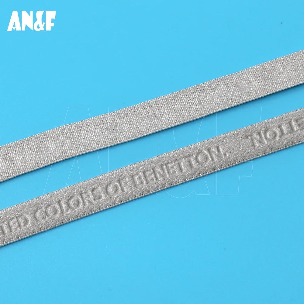 Оптовая продажа, под заказ, мягкая эластичная лента 10 мм для женского нижнего белья, эластичные лямки для бюстгальтера из спандекса и полиамида