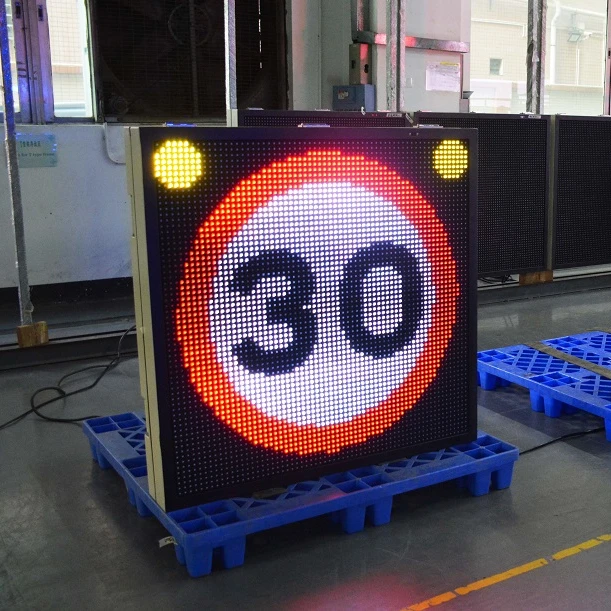 Radar speed limit Sign outdoor digital traffic board traffic warning message