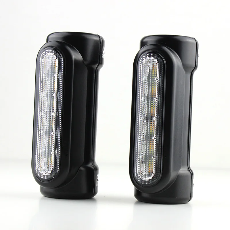
 TURN SIGNAL LAMP For Crash Bars Touring Bikes Motorcycle Highway Bar Switchback Driving Light White turn Amber  