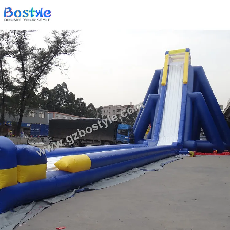 15m tall inflatable giant slide large inflatable hippo water slide for sale