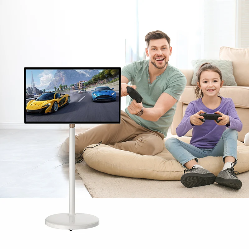21.5-inch AI Smart Flat Panel Mobile TV Touch Screen All-in-one Fitness Live Broadcast Large Screen Display