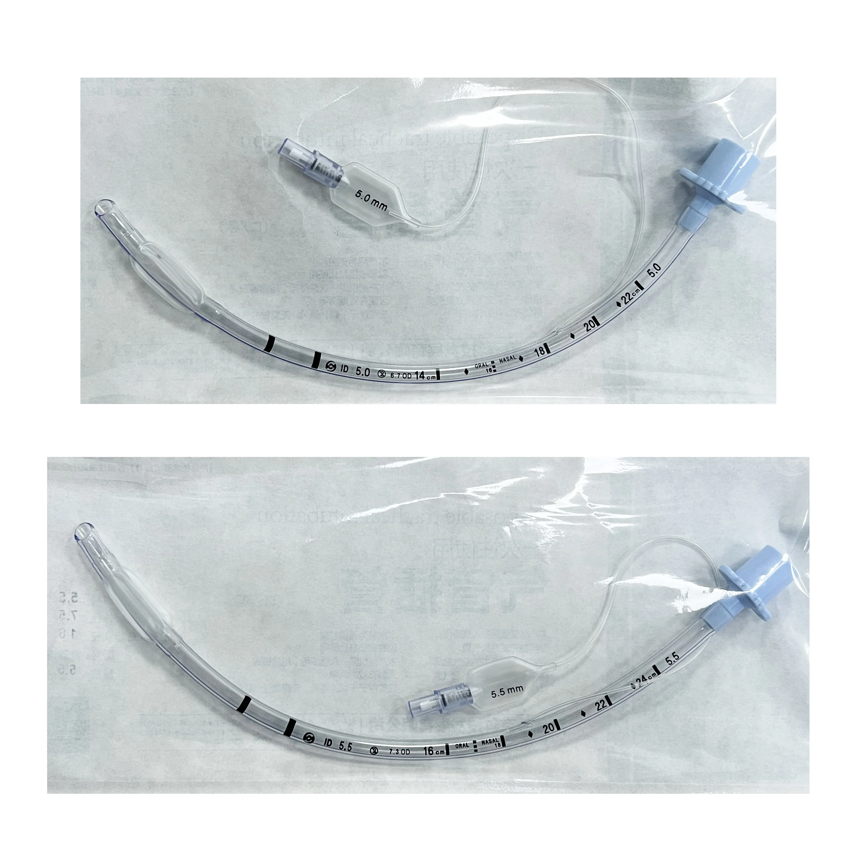 High Quality Veterinary use Disposable Endotracheal tube cuffed and uncuffed endo bougie ett tracheal tube for animal use