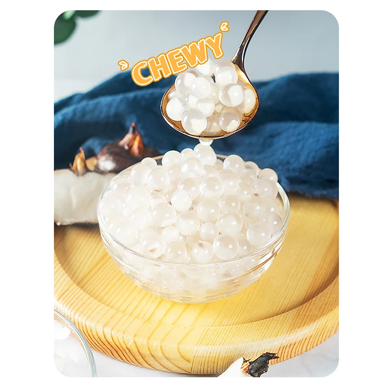 Bubble Tea Wholesale Bursting 900g Canned Water Chestnut Boba Pearl Milk Tea