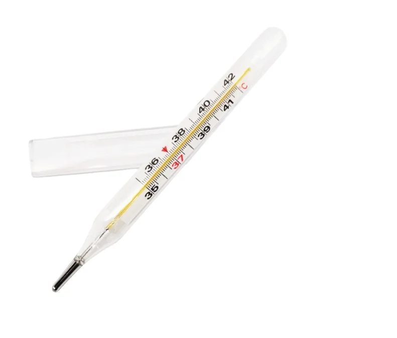 Armpit Mercury Thermometer Hot Sale for Russia Market High Quality Large Size Electronic White Free Spare Parts Manual Class I