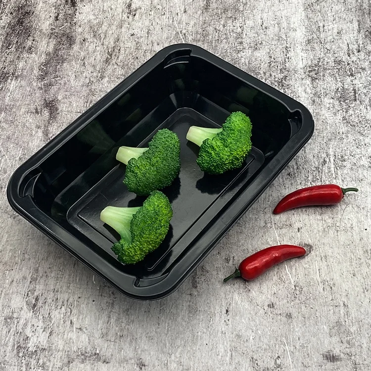 Hot Sale PP Tray Frozen Meat Thermoformed Trays, Custom Disposable Polystyrene Plastic Beef Food Tray