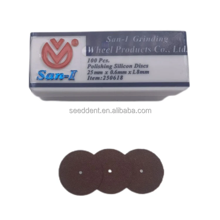 Зубной шлифовальный круг San-I режущие разделительные диски из оксида алюминия и кремния полировальные кремниевой смолы