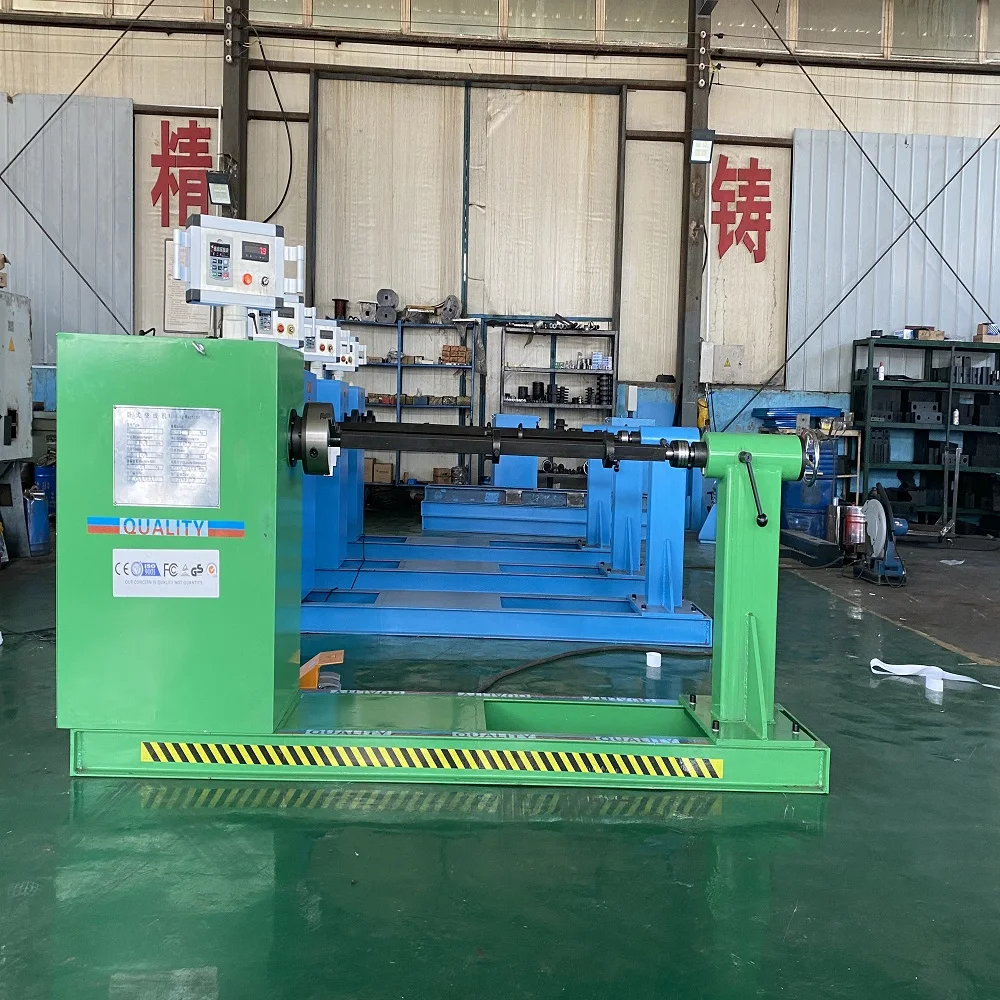 horizontal mechanical coil winding machine