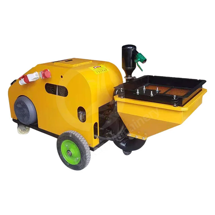 Automatic Mechanical Mini Construction Mortar Sprayer Spray Plaster Machine Price in India